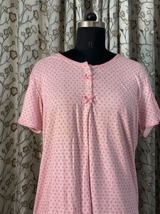Cute Pink Polka Dot Nightgown