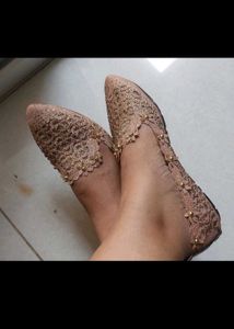 Lace Detail Flats