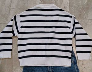 Striped Crew Neck Sweater