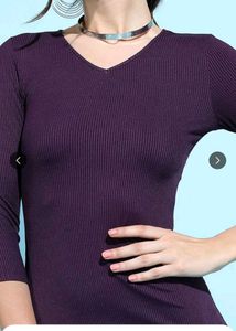 Elegant Purple Midi Dress