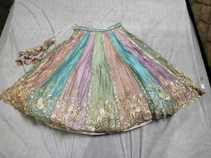 Pastel Color Party Wear Lehenga