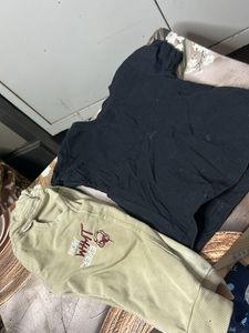 Black T-shirt and Khaki Pants Set