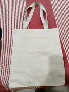 Handmade Fabric Tote Bag with Floral Design