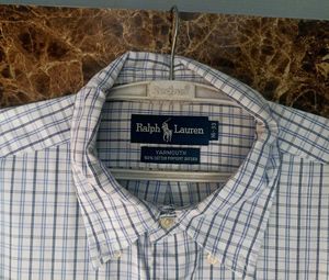 Ralph Lauren Men's Plaid Button-Up Shirt