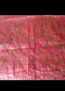 Pink Embroidered Lehenga Choli Set