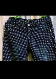 Chic Polka Dot Jeans for Women