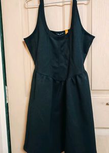 Classic Black Fit and Flare Dress