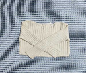 Ribbed Cropped Long Sleeve Top