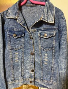 Acid Wash Denim Jacket