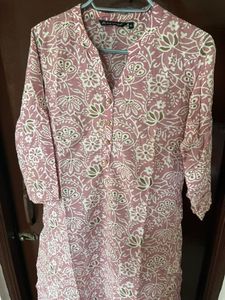 Beautiful Floral Print Kurta