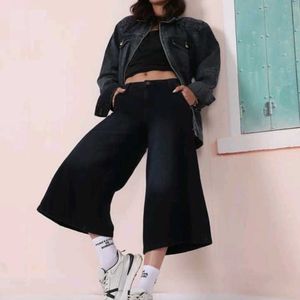 Wide Leg Denim Culottes / Jords