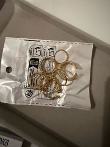 Combo of 3 New Chain pendant, Earrings &amp; rings