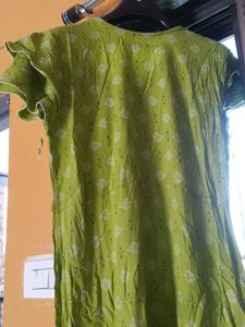 Light Green Printed Kurta