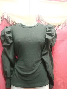It's A Black Jean Top