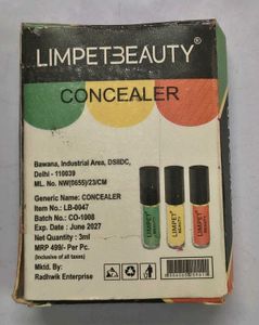 Limpet Beauty Concealer liquid 3 pieces