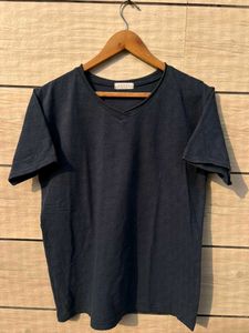 Navy V-Neck T-Shirt