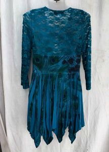 I. sea green Y2K dress
