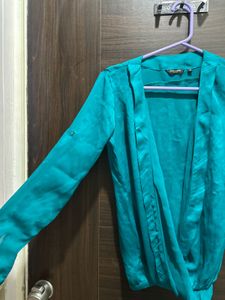 New Dark Silky Designer Top for Ladies
