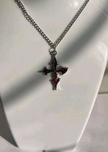 Gothic Cross Pendant Necklace