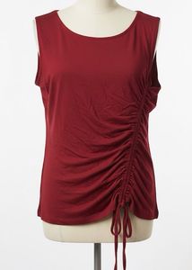 Red Sleeveless Top