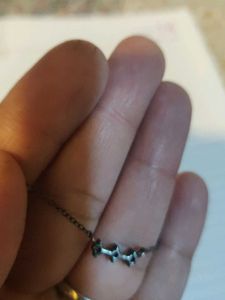 Delicate 925 silver Sparkly Necklace