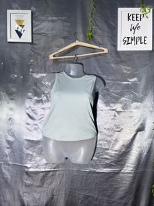 Light Blue Sleeveless Tank Top
