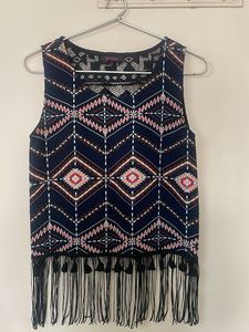 Boho Fringe Tank Top