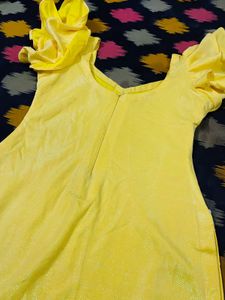 Designer Yellow Lehenga Choli Set