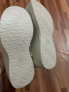 ZARA Vinyl Wedge Sandals