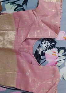 Pink  Saree with Blouse