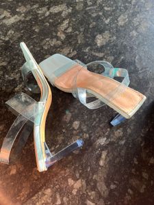 Stylish Transparent Heels