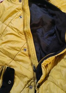 Quilted Mustard Yellow Jacket