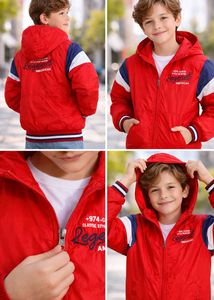 Vintage Red Puffer Jacket