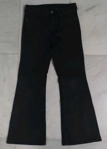Bootcut High Waist Black Jeans