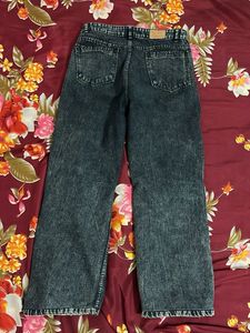 Distressed Blue Denim Jeans