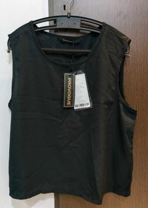 New Provogue Sleeveless Black Top
