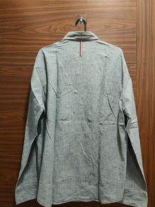 Men's Gray Casual Shirt (Designer)