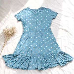 Cute Polka Dot Blue Dress