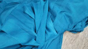 Beautiful Teal Embroidered Gown