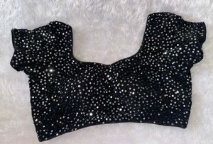 Sparkling Black Blouse