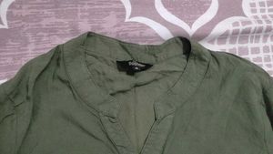 Olive Green Shirt top &amp; tshirt COMBO