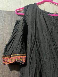 Elegant Black Ethnic Gown