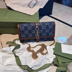 Gucci Denim Crossbody Bag