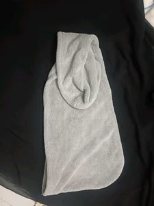 Cozy Grey Hooded Robe
