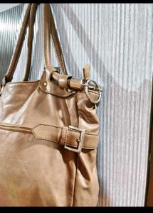 Stylish Brown Leather Shoulder Bag
