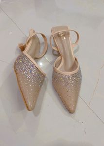 Sparkly Pointed Toe Heels