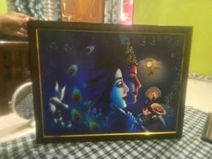 Framed Radha Krishna Painting
