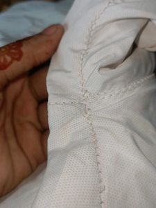 Stylish White &amp; Teal Track Pants