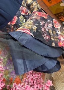 Elegant Floral Print Midi Dress