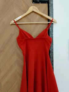 Stunning Red Spaghetti Strap Dress